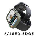 Compatible With Apple Watch 46Mm Bumper Case, Quattro Series Rugged Case For Apple Watch And Iwatch Series 11 10, Military Grade Durable Protective Cover, Flexible Shockproof, Grey