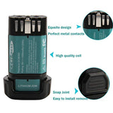 1500mAh 8V Li-Ion Battery for Dewalt DCB080, DCF680 Series Tools
