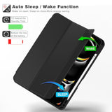 2024 Pro 11 Inch Case M4 (5Th Gen), Smart Case With Pencil Holder, Support Pencil Pro, Touch Id & Auto Wake/Sleep (Black)