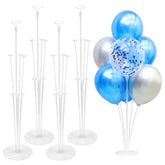 Balloon Stand Kit 4 Set Balloon Sticks With Baseballoon Arch Stand Balloon Centerpiece Stand For Table Balloon Holders For Table Balloon Arch Kit Birthday Decorations Balloon Stands For Floor