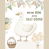 Silly Goose Pin Game – Large Poster, Silly Goose Baby Shower, Birthday Decorations, Perfect Goose Decor For Party