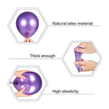 Metallic Purple And Blue Balloon Arch Garland Kit-Metallic Blue Balloo