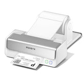 Replaceable Print-Head Bluetooth Thermal Label Printer With Paper Holder, Rw405B, Wireless 4X6 Shipping Label Printer For Small Businesses Compatible With Mac, Windows, Iphone, Android, Chrome