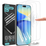 3 Pack Flexible Film Screen Protector For Iphone 16 Pro Max, Non-Breakable Soft Tpu Hydrogel Film For Iphone 16 Pro Max Screen Protector Film (Not Glass)