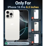 iPhone 16 Pro Case, MagSafe, Drop Protection, Shockproof, Anti-Yellowing