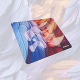 Gaming Mouse Pad And Large Desk Mat, Waterproof Speed Mousepad, Non-Stitched Edges, Transformation Pattern, Durable Mouse Mat For Office And Gaming, Fantech Strikepad (Blue, 19.3L*16.6W Inches)