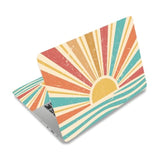 Bohemian Sunrise Pattern Laptop Skin Stickers Fits 12" 13" 13.3" 14" 15 Inch Colorful Universal Removable Waterproof Notebook Art Decals Pc Protector Cover Sticker