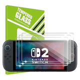 For Ns/Nintendo Switch 2 Screen Protector-Hd Tempered Glass Crystal Clear,Anti-Scratch,Transparent Hd Clear 7.9 Inch,Bubble Free(3 Pack)
