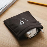 Pocket Snap & Store Mobile Charger Case Pouch, Slate Blue