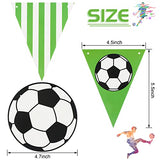 4 Pcs Soccer Banner Garland Soccer Party Decorations