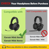Hs45 Earpads Cushion Replacement With Protein Leather For Hs35 Stereo/ Hs45 Stereo Gaming Headsets