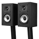 Polk Monitor XT15 Pair of Bookshelf or Surround Sound Speakers - Hi-Res Audio Certified, Dolby Atmos & DTS:X Compatible, 1" Terylene Tweeter & 5.25"