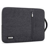 15.6 Inch Laptop Sleeve Case Water-Resistant Notebook Handle Bag For Lenovo Flex 4/Yoga 720/Ideapad 330 321S Laptop/Thinkpad P1/Hp Envy X360 15/Dell Latitude 3590,Dark Grey
