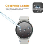 (3 Pack) Designed For Samsung Galaxy Watch 7, 6, 5, 4 (44Mm) Tempered Glass Screen Protector, Anti Scratch, Bubble Free
