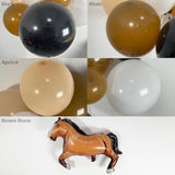 137pcs Western Balloon Garland Kit – Cowboy & Horse Theme for Rodeo, Farm and Country Parties