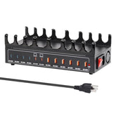 360W Charging Station For Multiple Devices, 12-Port Usb C Charging Station With Double 45W Pd Pps Port, Multi Device Fast Charger Dock For Macbook Pro Laptop, Iphone, Ipad, Tablet, Android Cell Phone