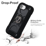 MARKILL Compatible with iPhone 16e Case with Stand, Military Grade Drop Protection Full Body Rugged Heavy Duty Case 3 in 1 Protective Durable Cover for iPhone 16e 6.1” 2025 (Black)