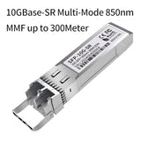 10Pack 10G Sfp+ Lc Module, 10Gbase-Sr Multi-Mode Ethernet Transceiver, 850Nm Mmf Up To 400M Compatible With Cisco, Meraki, Ubiquiti, Mikrotik, Netgear, Hpe, Tp-Link, Aruba And More