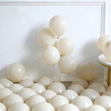 141pcs White & Sand Balloon Garland Kit – Neutral Latex Balloons for Boho Weddings and Showers