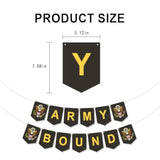 Military Bound Banner For Army Recruits, Graduation & Farewell Parties - Decoration Supplies