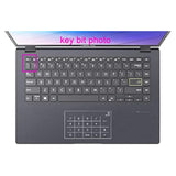 Silicone Keyboard Skin Compatible For Asus 14" L410 L410Ma-Db02 E410, Vivobook