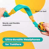 Wired Toddler Headphones For 1-7 Years Old — 85Db Volume Limited Baby Headphones For Plane And Car Travel — Children Headset For Airplane, Ipad And Tablet, Kids Headphone With Cord For Children