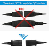 VT PLT-QD USB Training Cable Y Splitter-Adapter - Quick Disconnect Cord with Mute&Volume Control for Plantronic-QD Headsets&Computer