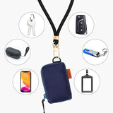 Sinjimoru Cell Phone Lanyard for Phone Case (2Packs), with Adjustable Phone Strap for Wrist Compatible with Key Holder & ID Card Holder. Sinji Strap Rainbow