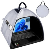 Universal Foldable Laptop Sun Shade & Privacy Shield -Fits 13-16 Inch Macbook, Dell, Surface - Blocks Sunlight, Protects Privacy, Working Outdoor Travel,Anti - Glare(Have Patents),Grey