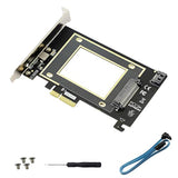 U.2 To Pcie Expansion Card,Sff 8639 To Pcie 3.0 X4 Riser Card,Pci-E 3.0 X4 Sat