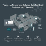 Festa Fr365, Ax3000 Wifi 6 Vpn Router, Up To 5 Gigabit Wan + 1 Usb 3.0 Wan + 1 Sfp, Self-Organizing Network, Free Cloud, Load Balance, Mesh, Seamless Roaming, Does Not Work With Omada