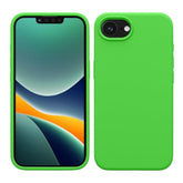kwmobile Case Compatible with Apple iPhone 16e Case - TPU Silicone Phone Cover with Soft Finish - Lime Green