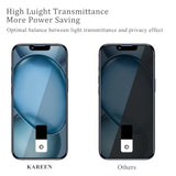 2 Pack Privacy Screen Protector For Iphone 14 Anti Spy Private Tempered Glass Film 6.1-Inch, 9H Hardness, Anti Scratch, Bubble Free, Case Friendly, Easy To Install