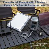 Dc Female To Usb-C Male Waterproof Power Adapter Cable For Starlink Mini, Supports 100W Pd Power Delivery, Compatible With Usb-C Pd Charger And Power Bank