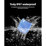 comiso Small Bluetooth Speaker, IPX7 Waterproof Speaker with Robust Bass and Stereo Sound, Wireless Speakers with Hands-Free Call, Portable Speakers for Hiking, Car or Trip, Ideal Gift for Men, Women