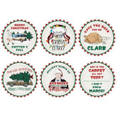 Christmas Vacation Decorations, Funny Holiday Paper Plates, 60 Count Disposable Dinner Plates, Christmas Vacation Merch Gifts Party Decor Supplies, Holiday Dinnerware Table Decorations, 9 Inch