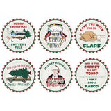 Christmas Vacation Decorations, Funny Holiday Paper Plates, 60 Count Disposable Dinner Plates, Christmas Vacation Merch Gifts Party Decor Supplies, Holiday Dinnerware Table Decorations, 9 Inch
