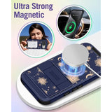 For Google Pixel 9 Case/Pixel 9 Pro Case - With Ring Stand & Camera Cover Aesthetic Cute Designed Women Girls Girly Kawaii Sun Moon Stars For Pixel 9/9 Pro Phone Case Compatible With Magsafe