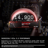 1Tb Optimus Gx Pro 8100 Pcie 5.0 Nvme Ssd - M.2 2280, Up To 14,900 Mb/S Read Speed, Lightning-Fast Performance - Sdsp82100Tan