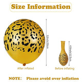 36pcs Leopard Print Balloons Jungle Animal Theme Party Decorations