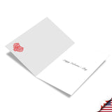 - Valentine'S Day Greeting Card With Envelope (4.63 X 6.75 Inch) - Baroque Hearts C8999Bvdg