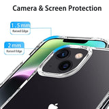 Compatible With Iphone 14 Plus Case Clear, Non-Yellowing Shockproof Phone Case For Apple Iphone 14 Plus, Slim Anti-Scratch Hard Pc Back Protective Cover Bumper 2022