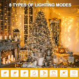 210 Leds Warm White Led String Lights – 70Ft Transparent Wire, Waterproof & Connectable Christmas Tree Lights For Indoor Outdoor Holiday Décor