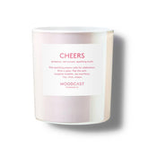 Cheers Scented Holiday Candle - Aesthetic Winter Candle For Home, Prosecco, Red Currant & Sparkling Musk, Clean Coco Wax Blend, Vegan, Paraben Free, 50-Hour Burn, Christmas Decor - 8Oz