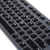 Keyboard Cover for Dell KM636 Wireless Keyboard & Dell KB216 Wired Keyboard