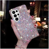 Bling Designer For Samsung Galaxy S25 Ultra Case, Glitter Rhinestones Phone Case With More Than 800 Super Shiny Rhinestones?Luxury Sparkly Hard Back Cover For Women Girls