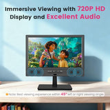 14 Inch Small Smart Tv Hd Led, Small Portable Smart Tv With Built-In App, Digital Atsc Tuner,Hdmi/Usb/Av Inputs, Small Smart Television For Kitchen,Bedroom,Rv,Camper