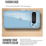 Pixel 9 Pro XL Case with Tempered Glass, Airbags, Shockproof, Crystal Clear