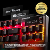 SteelSeries Apex Pro TKL Gen 3 OmniPoint 3.0 HyperMagnetic Switches Adjustable Actuation Rapid Trigger Ready Presets Protection Mode Rapid Tap/SOCD
