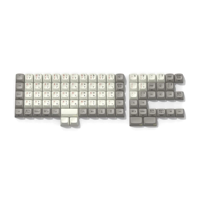 DROP The Lord of The Rings MT3 Dwarvish Keycap Set, PBT Hi-Profile, Cherry MX
